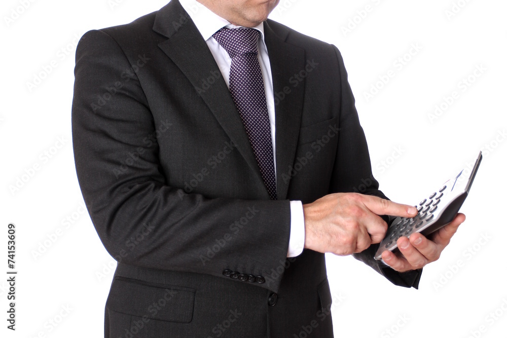 Man wearing a business suit Man wearing a business suit