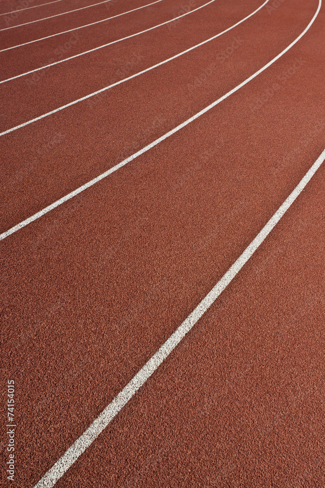 running track lines