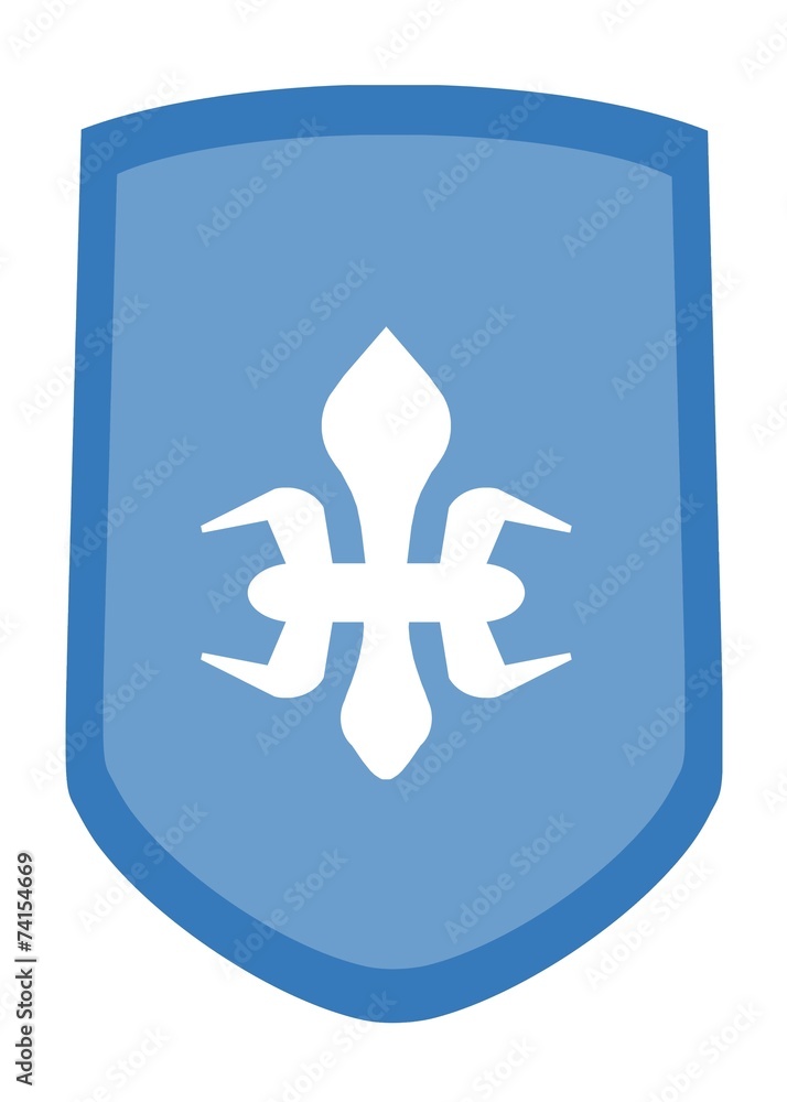 Fleur de Lys dans un blason Fleur de Lys dans un blason