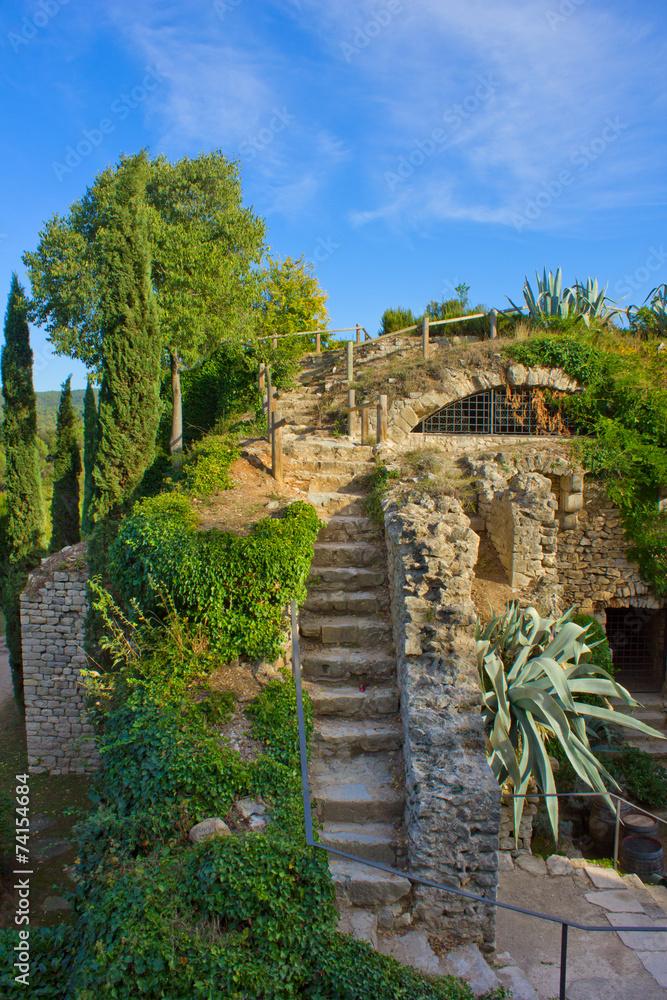historical ruins of Girona, Spain