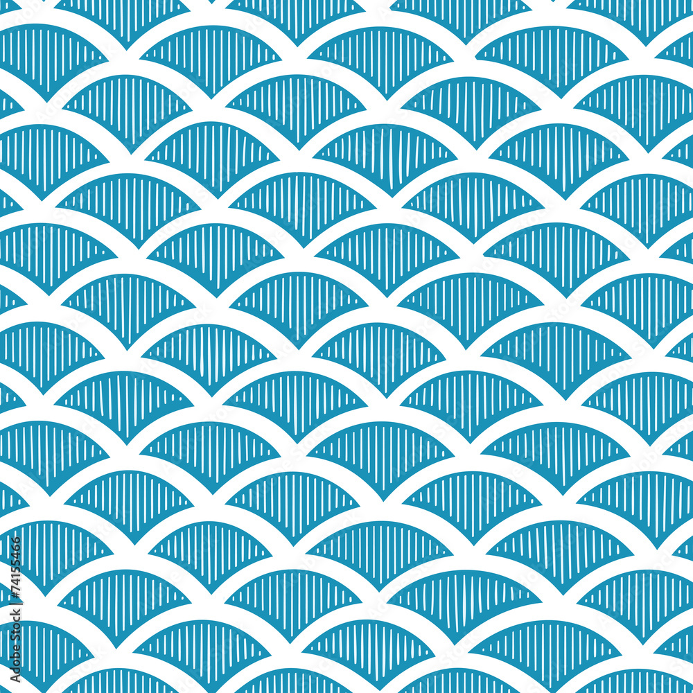 Seamless waves pattern