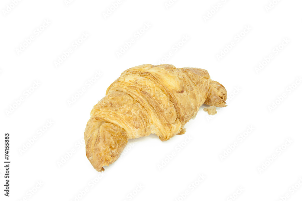 croissant on white background croissant on white background