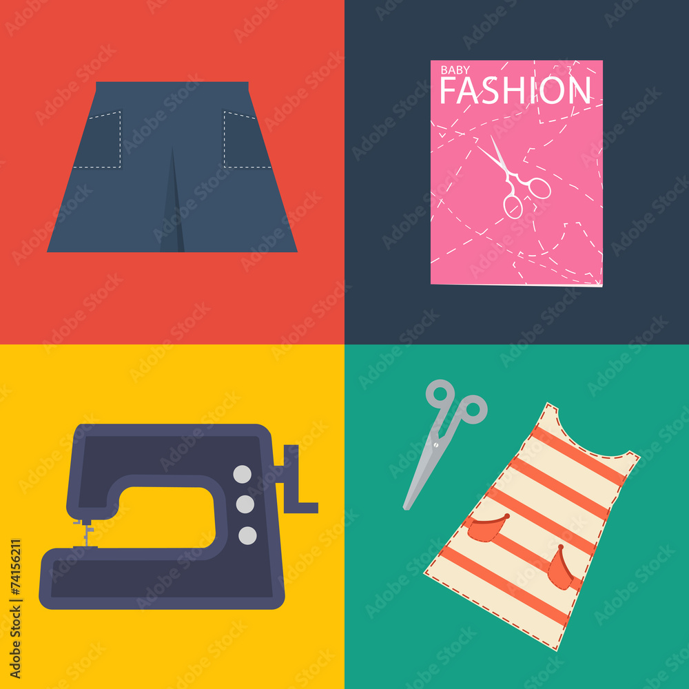 Clothes and sawing kit