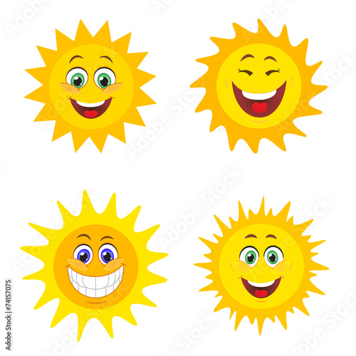 Suns with smile