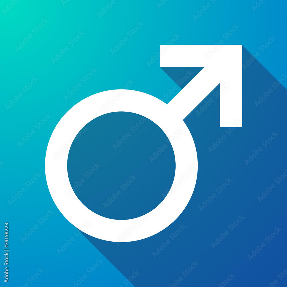 male long shadow icon