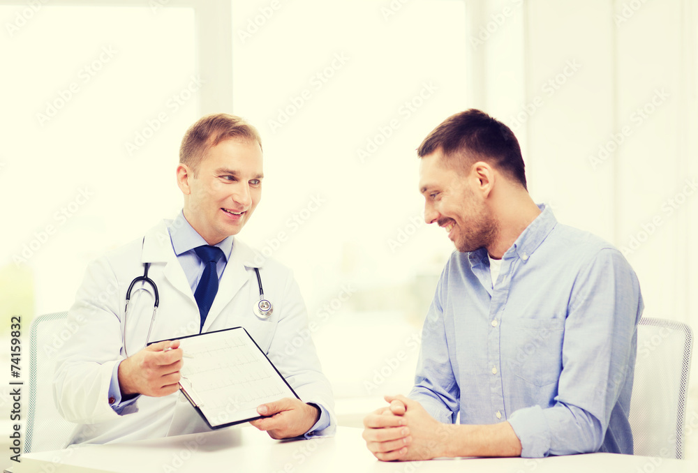doctor with clipboard and patient in hospital doctor with clipboard and patient in hospital