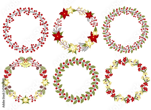 Christmas wreath set