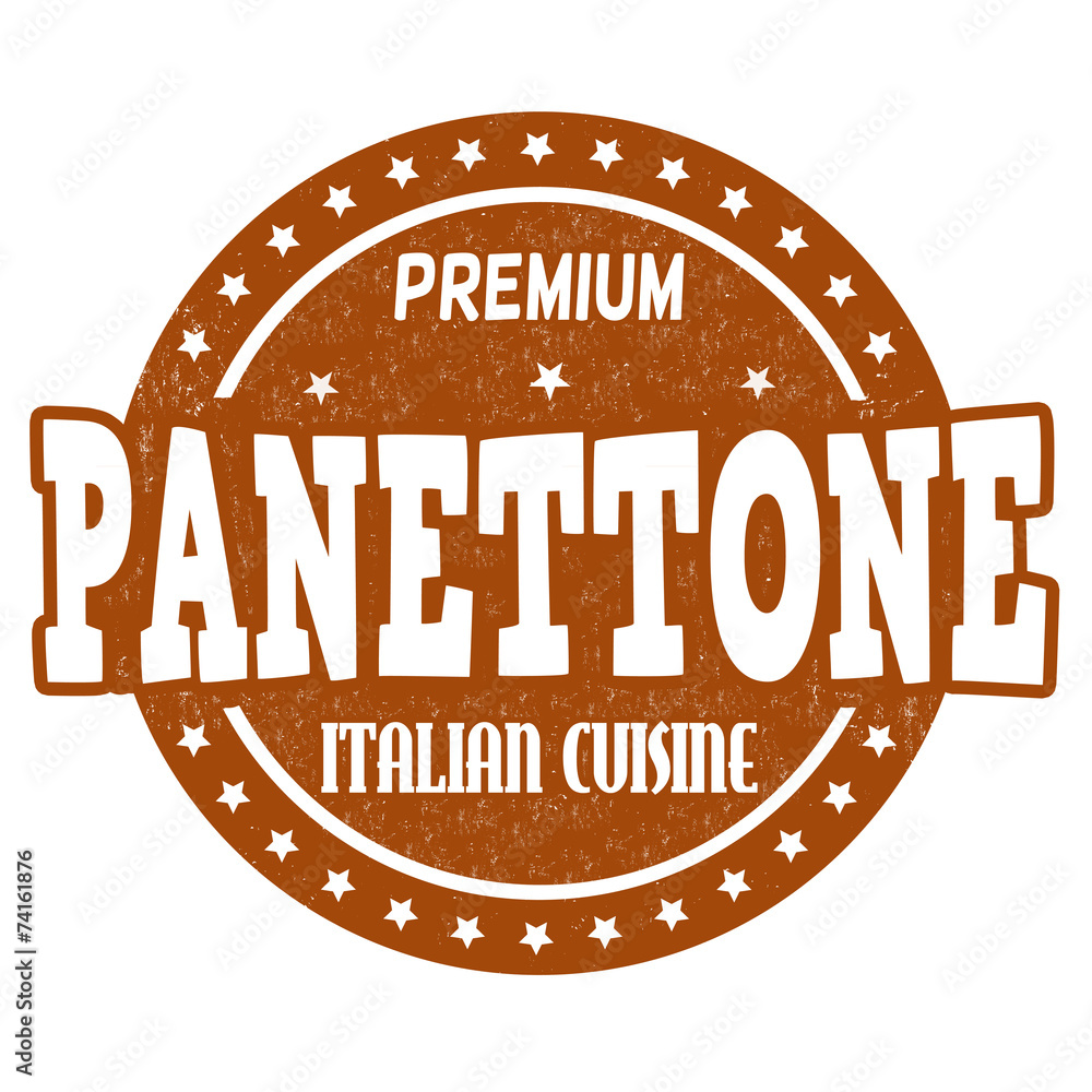 Obraz premium Panettone stamp