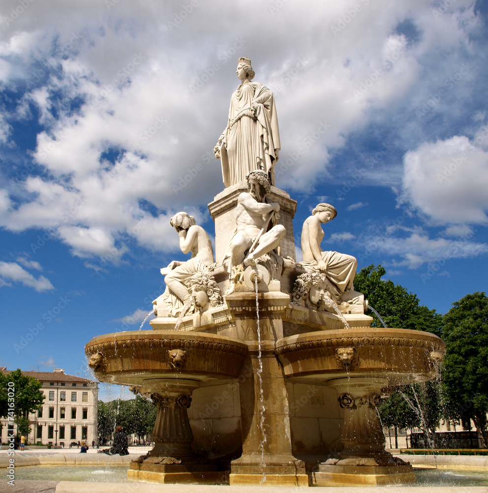 Fontaine Pradier à Nîmes