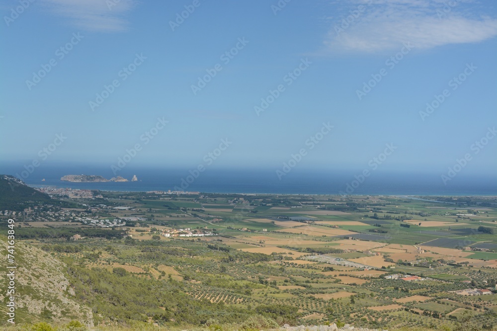 View from Montgri castle