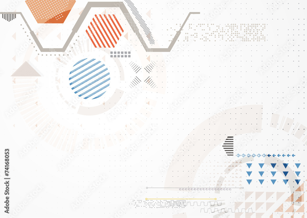 Obraz premium Abstract futuristic business background.