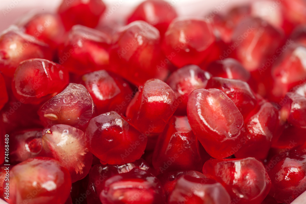 Fresh pomegranate seeds for food background Fresh pomegranate seeds for food background