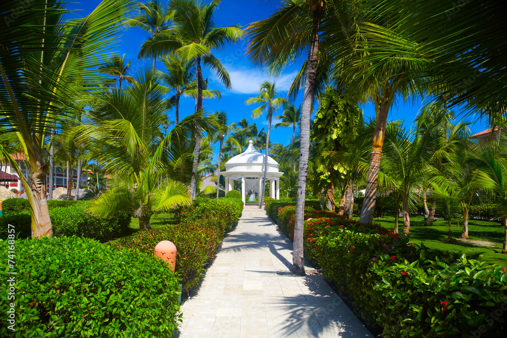 Fototapeta premium Tropical resort.