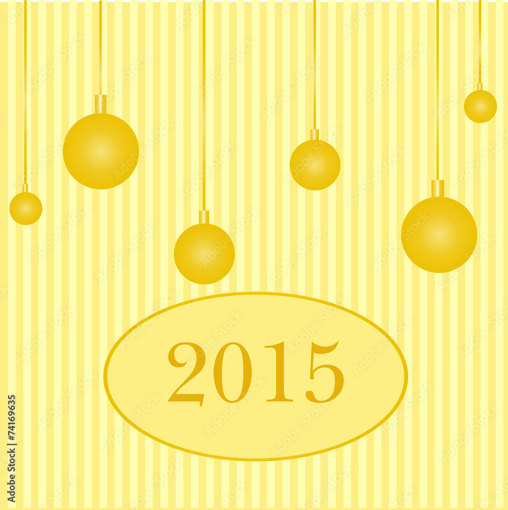 Greeting card happy new year 2015. Vector. Greeting card happy new year 2015. Vector.