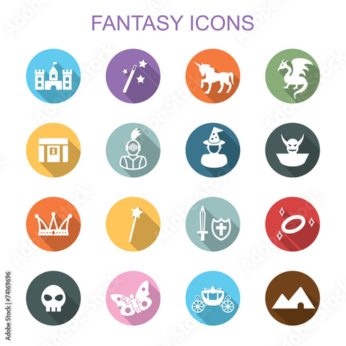 fantasy long shadow icons