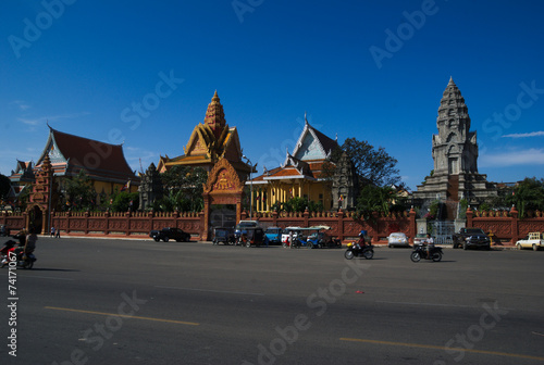 Le temple Wat Ounalom Phnom Penh Cambodge