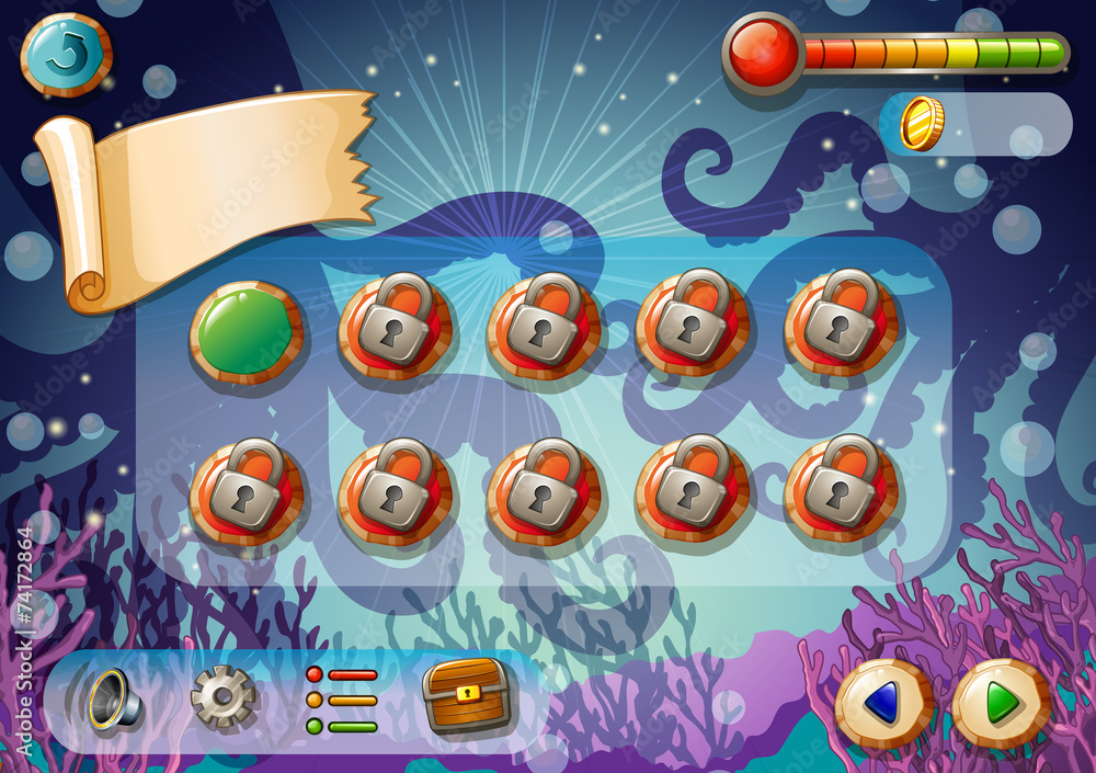 Obraz premium Computer game