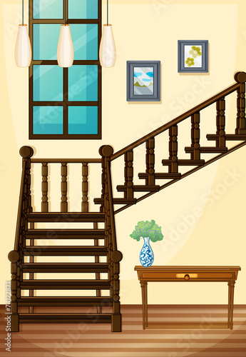 A view of the indoor part of the house
