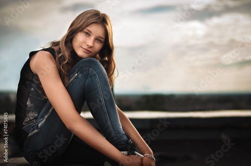 Girl on the Roof.