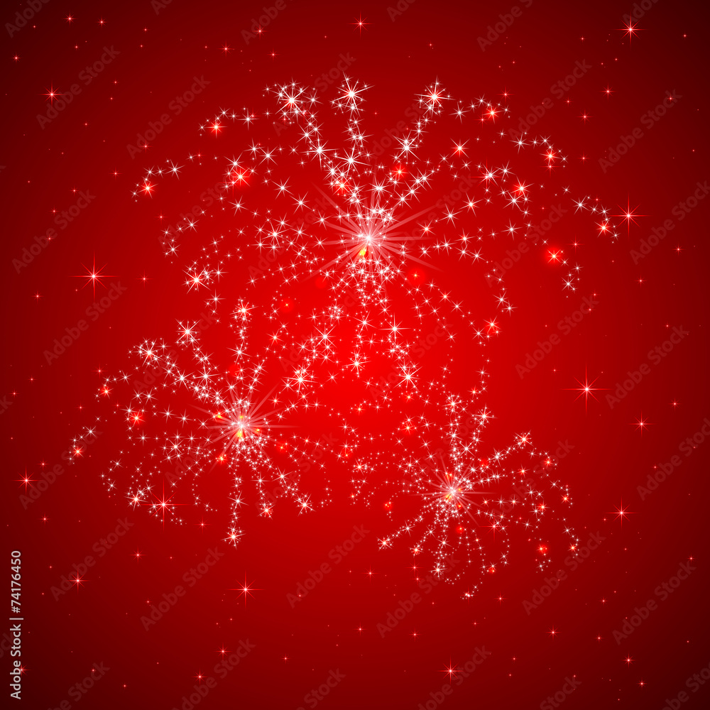 Red firework Red firework