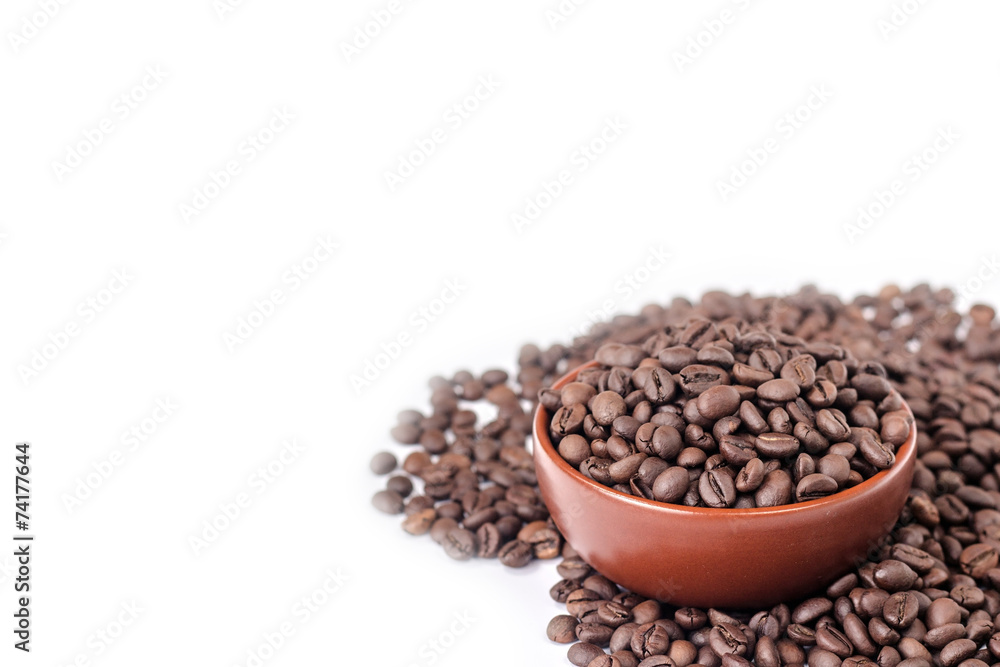 bowl full of coffee beans bowl full of coffee beans