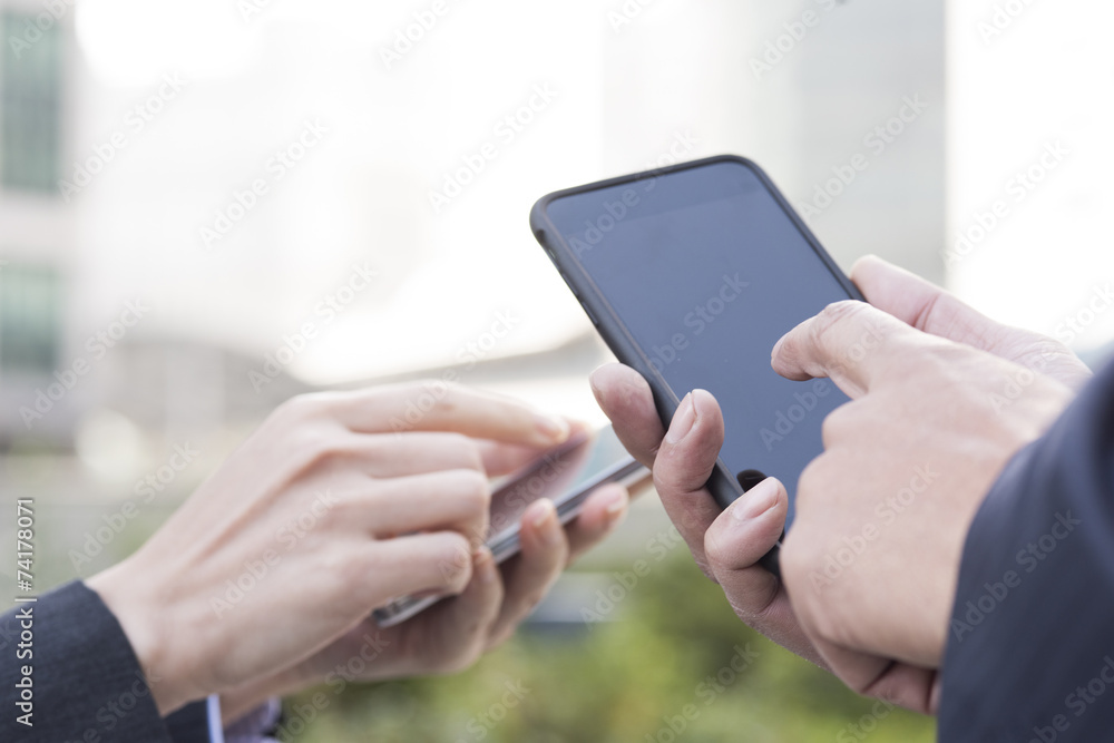 People who have a mobile phone People who have a mobile phone