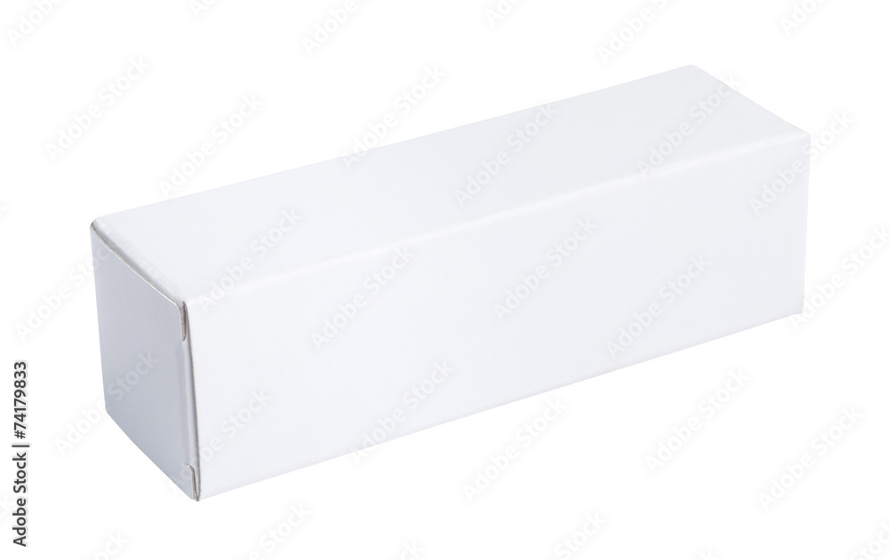 paper box isolated on white background paper box isolated on white background