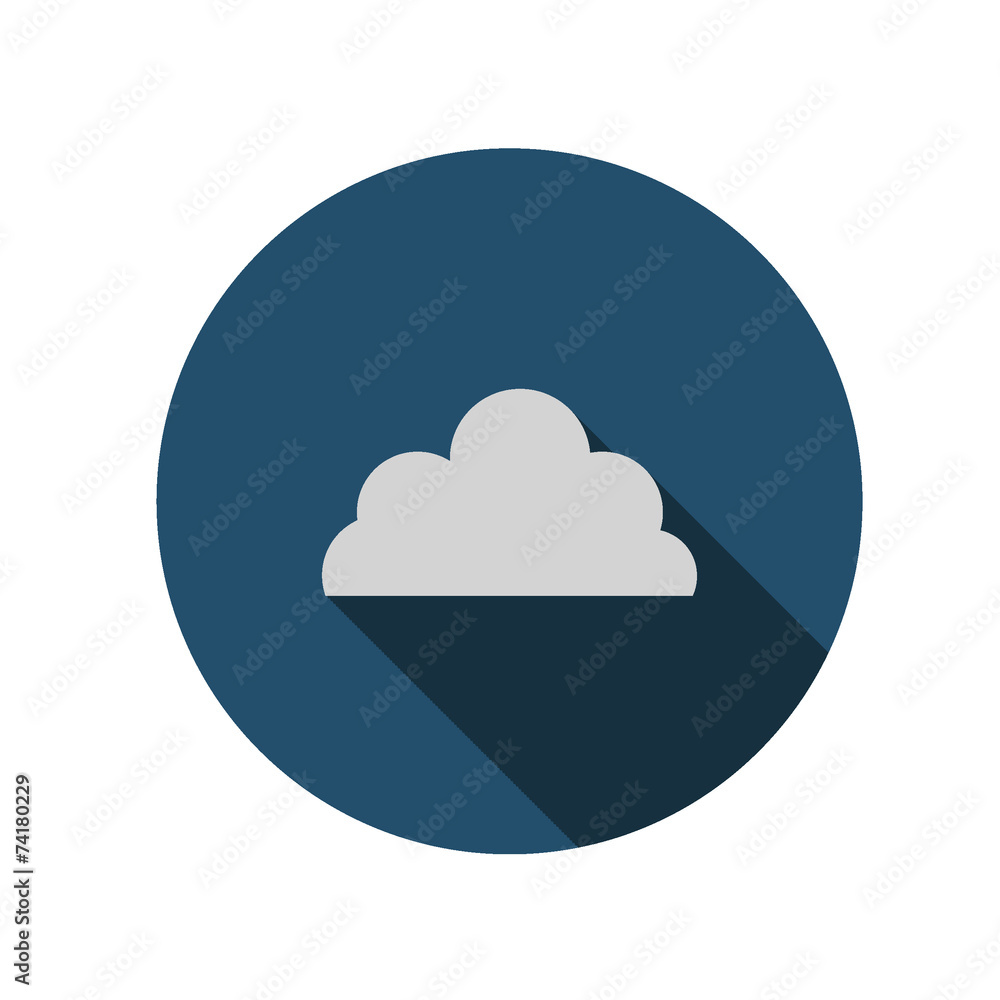 cloud,Flat style with long shadows cloud,Flat style with long shadows