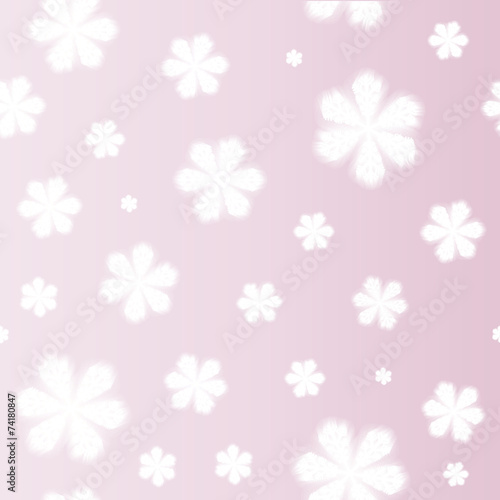 Falling snow seamless pattern