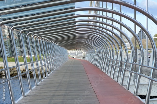 passage on the bridge  perspective