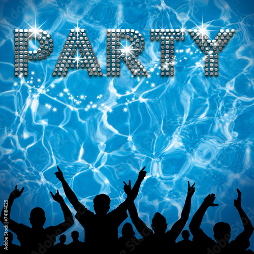 Party poster pool party