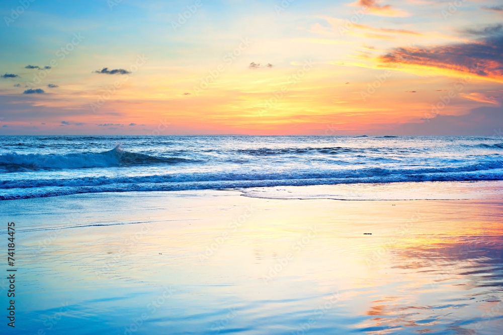 Bali sunset beach