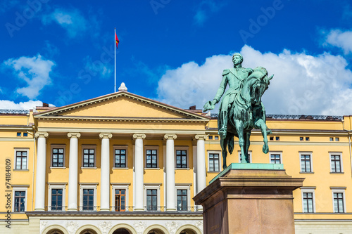 Royal Palace  in Oslo, Norway