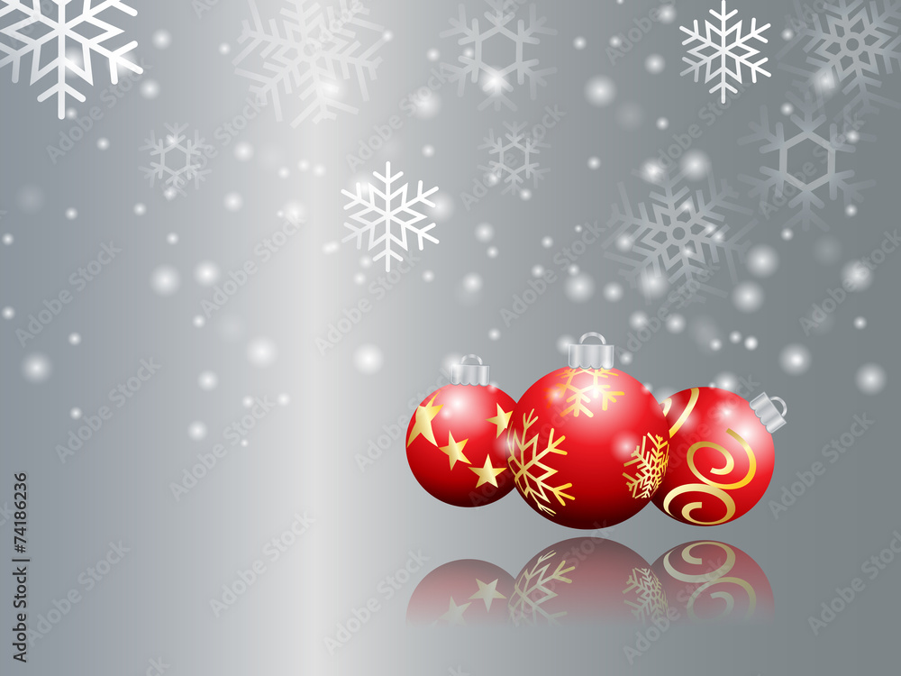 christmas background with baubles christmas background with baubles