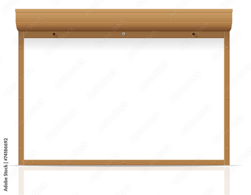 brown rolling shutters vector illustration brown rolling shutters vector illustration