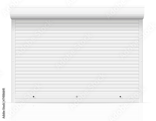 rolling shutters vector illustration
