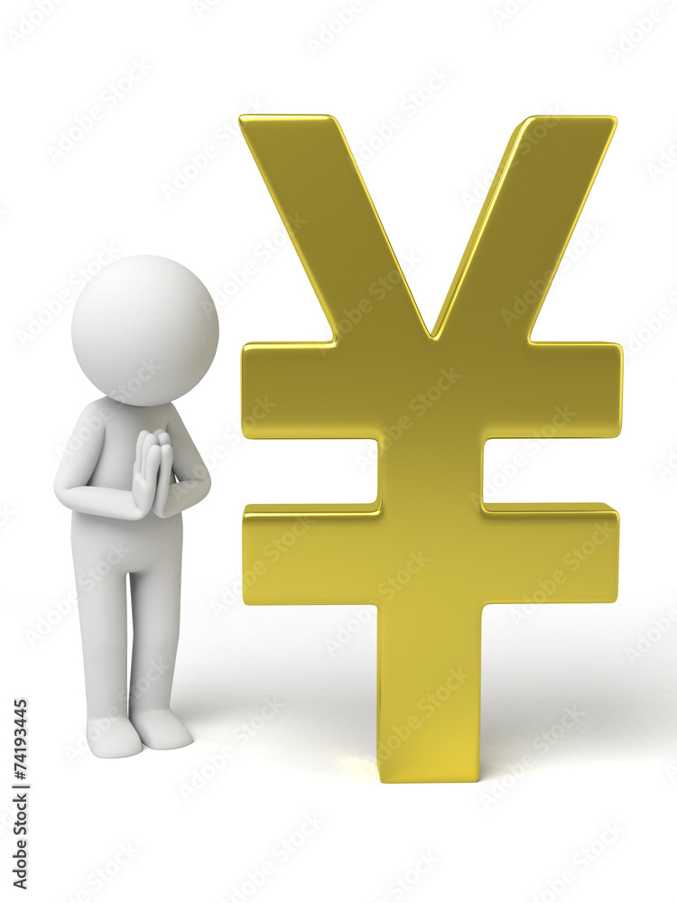 Obraz premium Yen currency symbol