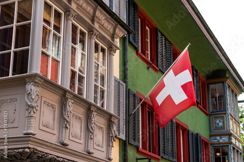 Schweiz  Z  rich  Augustinergasse