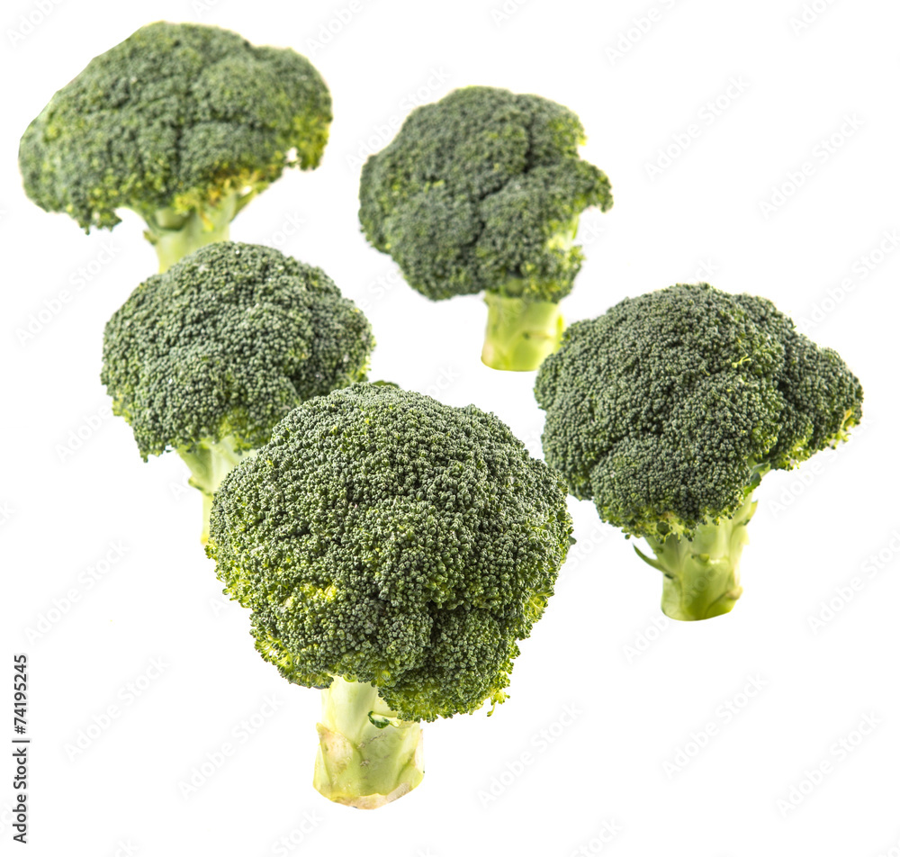 Broccoli over white background Broccoli over white background