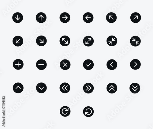 Arrows icon set | Vector