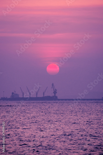 Seascape in Thailand.