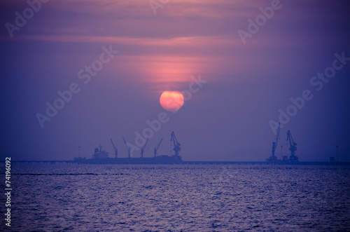 Seascape in Thailand.