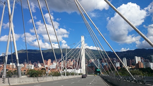 Puente de la 4 sur Medellín Colombia photo