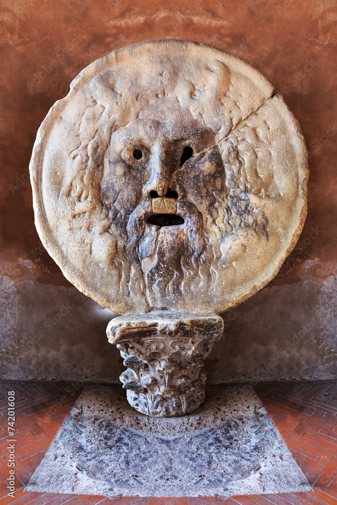 Obraz premium Usta Prawdy (La Bocca della Verita), Rzym