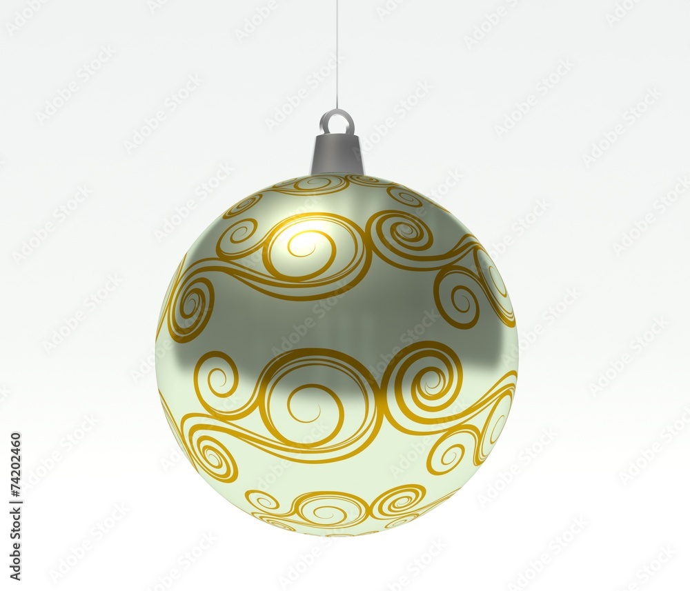 Christmas bauble hanging. Christmas bauble hanging.