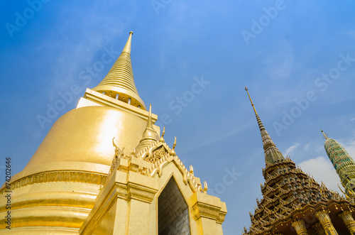 Wat Phra Kaow in Bangkok, Thaialnd.