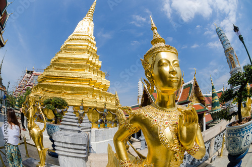 Wat Phra Kaow in Bangkok, Thaialnd.