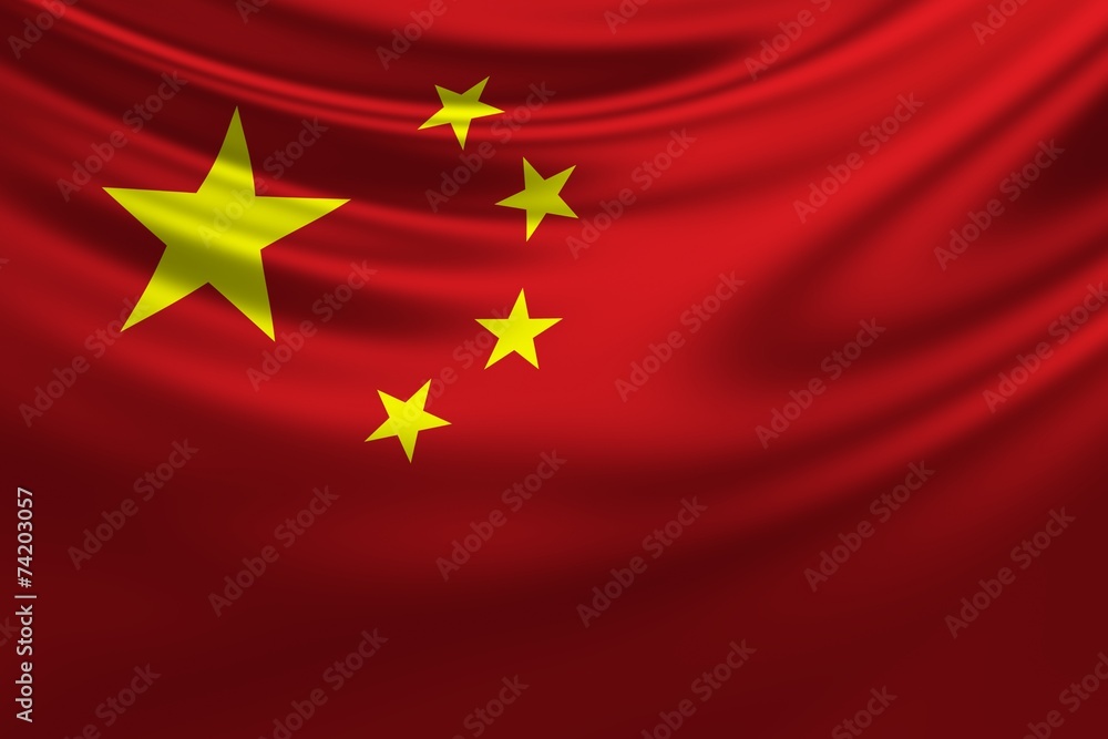 Flag of China. Flag of China.
