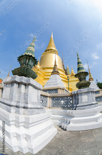 Wat Phra Kaow in Bangkok, Thaialnd.