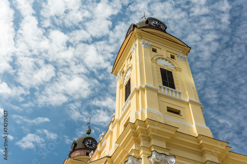 The Reformed Protestant Great Church In Debrecen, Hungary photo